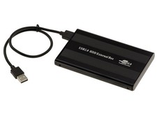 External Case For HDD IDE 2.5 EXTRA FLAT With Sleeve - SILVER