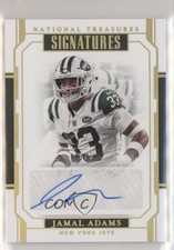 2018 Panini National Treasures Signatures Holo Gold 3/3 Jamal Adams Auto 1h1