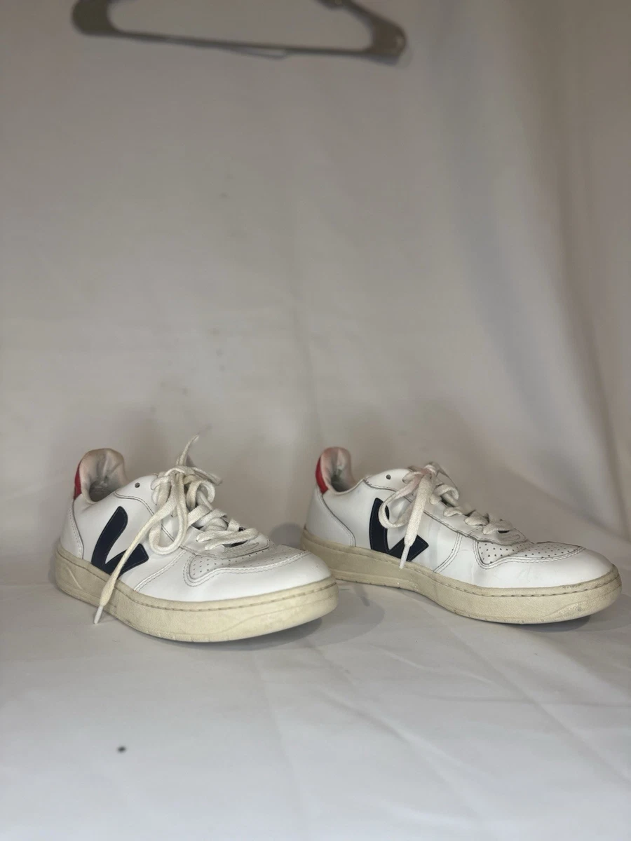 Veja V-10 Leather White - VX0201270A for sale | eBay