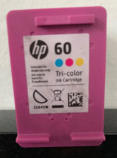 Genuine HP 60 Color Ink cartridge cc643w tri-color