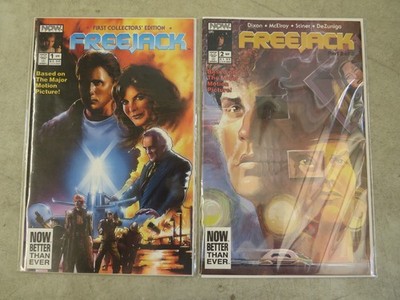 1992 Now Movie Comics FREEJACK #1-2 Comic Set Lot