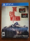 The Evil Within w/ Holographic Lenticular Slipcover PlayStation 4 PS4 BRAND NEW!