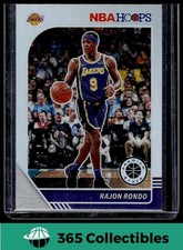 2019-20 Hoops Premium Stock Rajon Rondo - Panini Silver Los Angeles Lakers