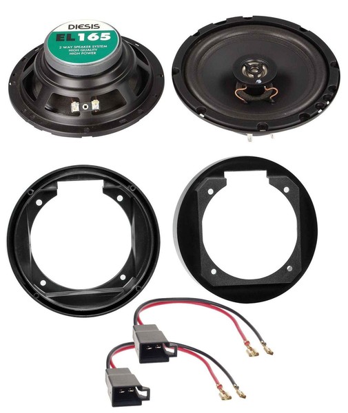 ACV 16,5Cm 100Watt 2-Wege Lautsprecher FüR Chevrolet Matiz 98-10 FronttüR Auto B-image