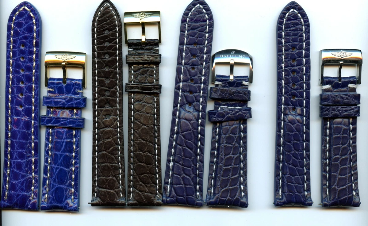 Bracelet En Acier Bicolore 24mm Avec Fermoir Déployant Compatible Breitling - Neuf Avec étiquettes