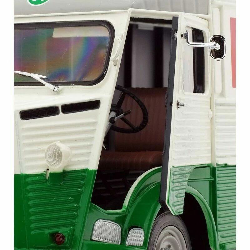 CITROEN TYPE HY SPAR 1969 TOLE SOLIDO S1850015 1:18 VERT BLANC METAL MAGASIN - Photo 3/4