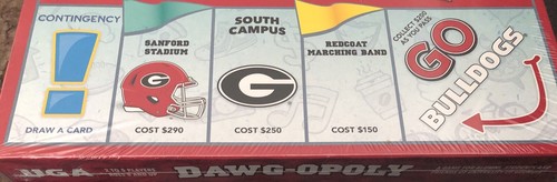 University Of Georgia Dawg-Opoly Board Game New Sealed - Imagen 8 de 14