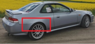 Honda Prelude HP5 1996 - 2000 Repair Panel Rear Wheel Arches Set