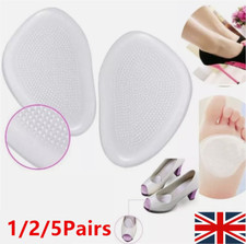 1-5 Pairs Heel Pads Womens Shoes Half Shoe Pads Self-adhesive Insole UK