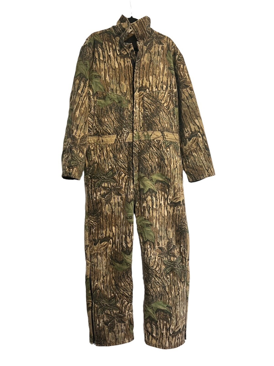 Vintage CABELAS Mens Coveralls Quilted REALTREE Camo Dry Vintage CABELAS Mens Coveralls Quilted REALTREE Camo Dry