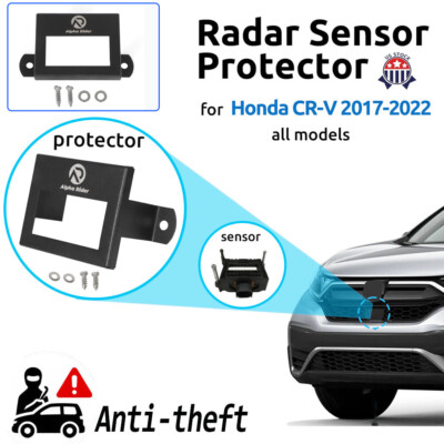 Radar Sensor Protector Cover Black For Honda CRV CRV 4Door 2017-2022 Anti-theft