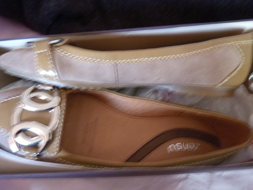 ZENSU SUEDE LEATHER LADIES SHOES- Style " NARELLE " MUSHROOM - SIZE 6 - Picture 5 of 5