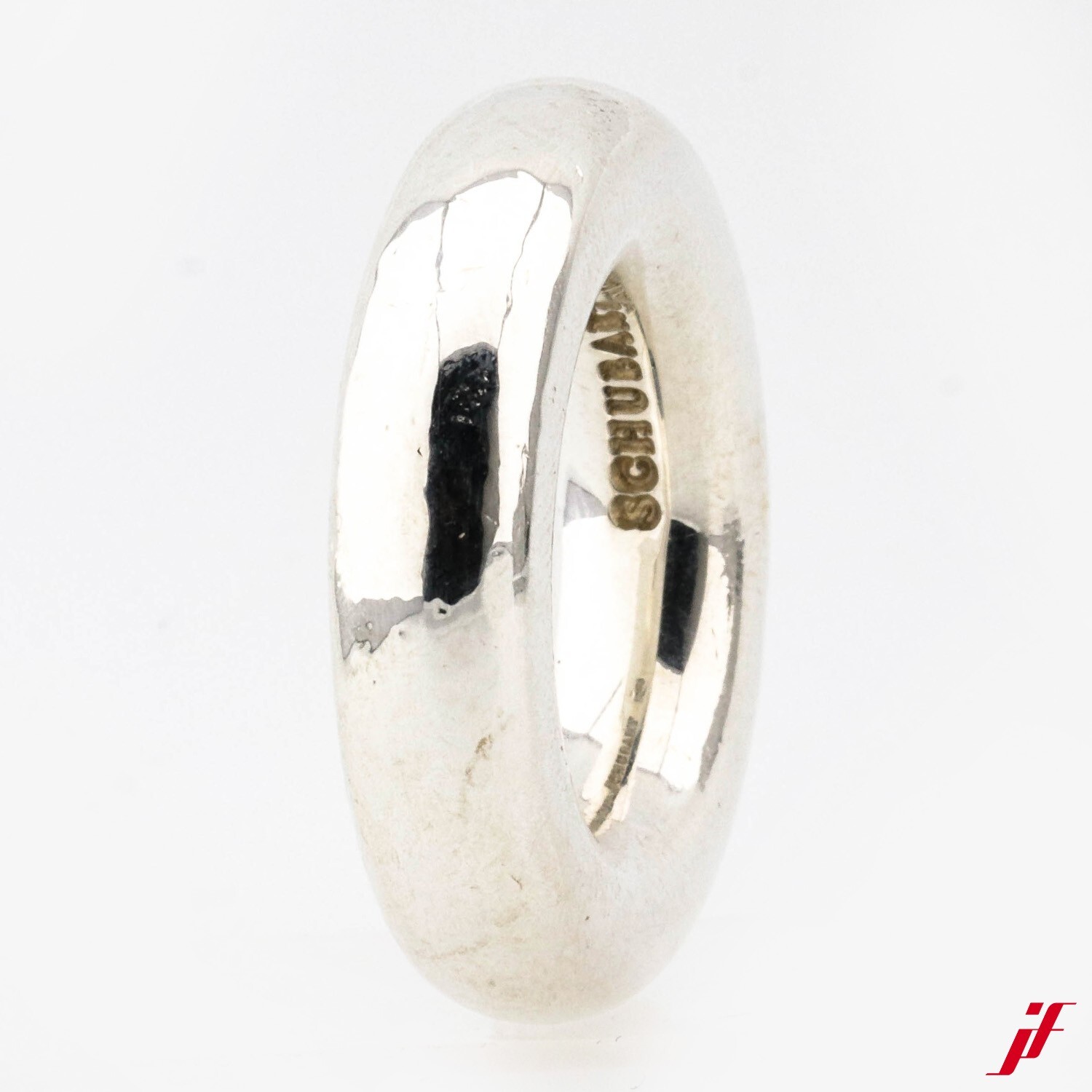 Ring Solid Without Decorations Schubart 925er Ste… - image 1