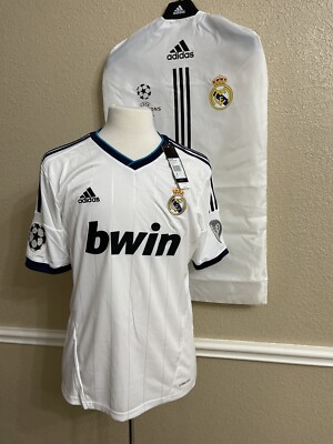 【US規格】 希少 アディダス REALMADRID bwin サッカーシャツ Real Madrid Manchester United L Ronaldo UCL Shirt Adidas