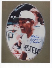 William Judy Johnson Autographed 8X10 Color Photo - JSA Letter of Authenticity