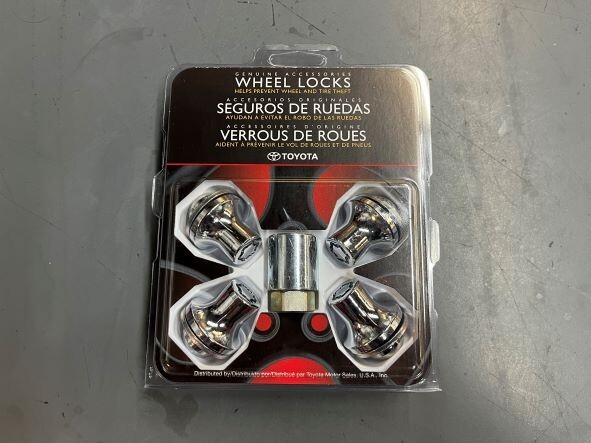 2024-2025 Toyota Grand Highlander Alloy Chrome Wheel Lock Set | OE
