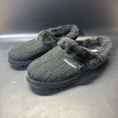 Skechers Slippers Womens Size 7.5 Black