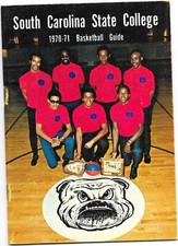 1970-71 South Carolina State College Bulldogs NCAA Basketball Media Guide Jobe