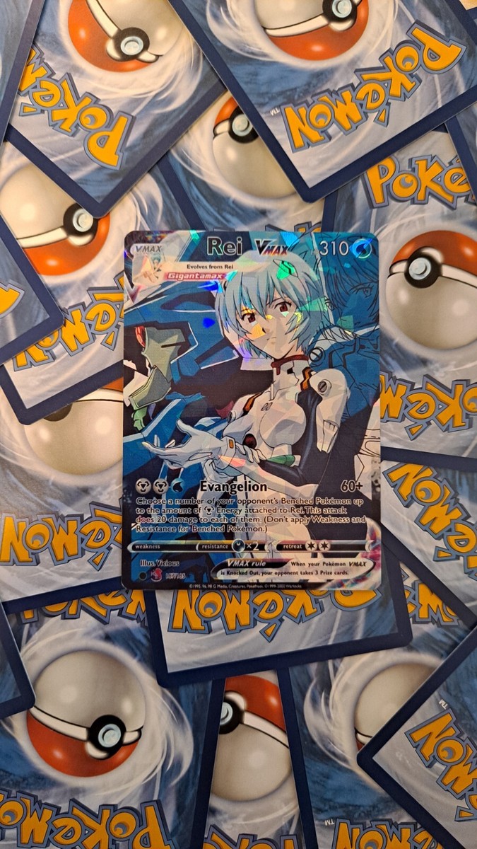 Rei Ayanami Pokemon Card - Neon Genesis Evangelion | eBay