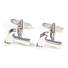 Hammer Construction Pair Cufflinks in a Presentation Gift Box & Polishing Cloth