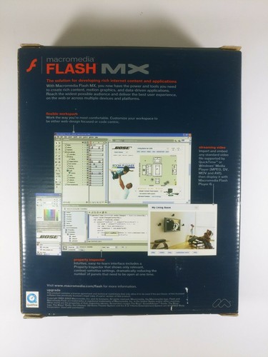 Macromedia Flash MX Retail Upgrage for Macintosh OS X - Picture 2 of 3