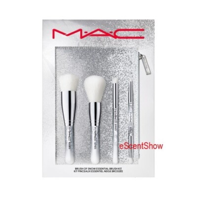 MAC BRUSH OF SNOW ESSENTIAL 5PC KIT BAG SET 426 427 519 517 (SES