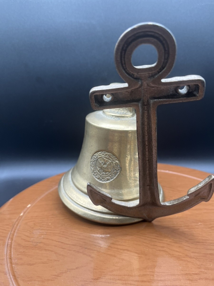Vintage MS Bremen 1911 Brass Bell With Anchor Hanger.W2 | eBay