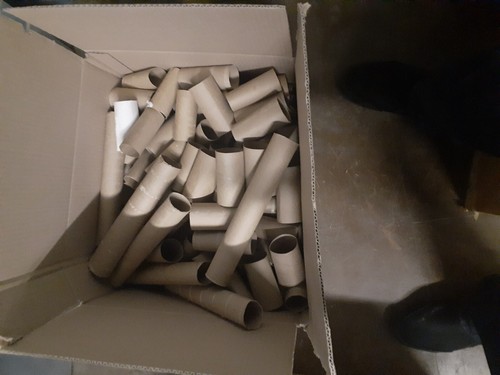 Toilet Tissue Empty Rolls, 183 Total