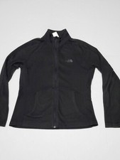  4 The North Face Jacket Womens M Black Sweatshirt Full Zip Long Sleeve