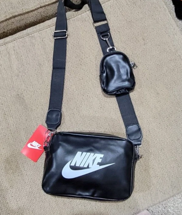 NUEVO CON ETIQUETAS Nike Bolso de Hombro Cartera *2 Colores* Bandolera Elección del Comprador Foto 4 de 4