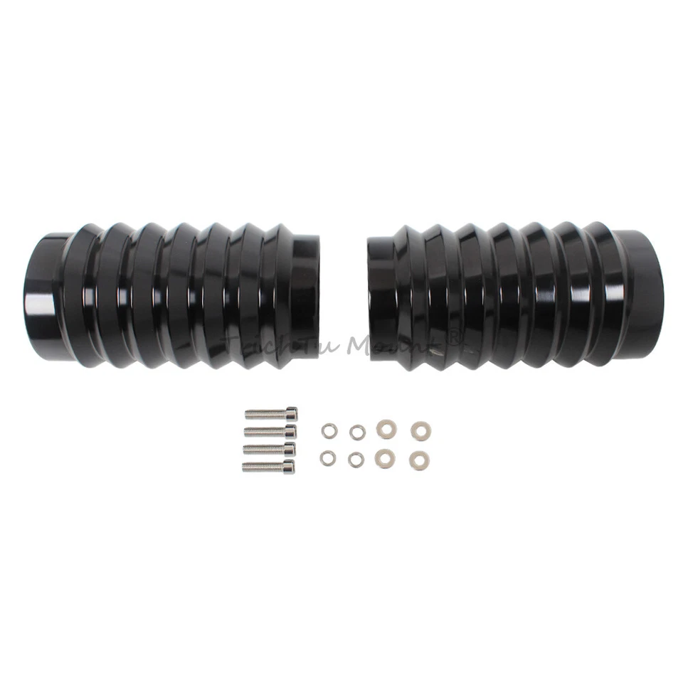 Motorcycle Fork Slider Cover Fit for Harley Touring Electra Street Road Glide Foto 4 de 4