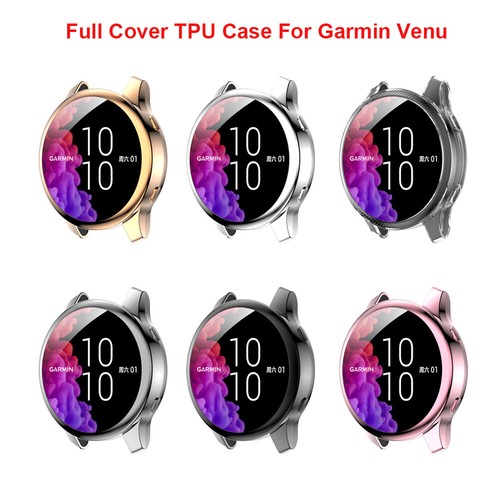 Hülle Für Garmin Vienu Silikon TPU Schutzhülle Tasche Displayschutz Bumper Cover - Picture 3 of 16