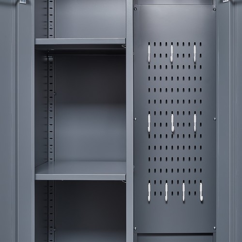 Broom Closet Storage Cabinet,72.8" Utility Tool Storage Cabinet for Home,Garage - Picture 9 of 11