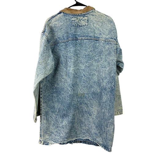 Chaqueta de Colección Lee Lavada Ácida Cuello de Pana Denim Plumero Tareas Mediana - Imagen 12 de 13