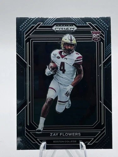 2023 Panini Prizm Draft Picks - Silver Prizm #143 Zay Flowers (RC)