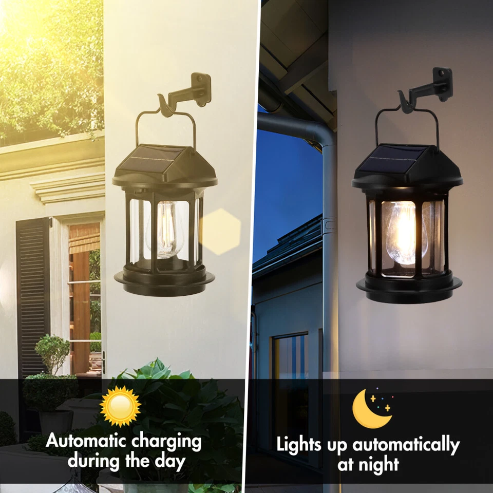 DE LED Solarleuchte Außen Wandlampe mit Bewegungsmelder USB Handleuchte Laternen - Bild 4 von 4