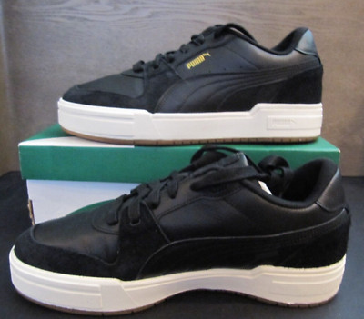 Puma Ca Pro Lux Prm Lace Up  Mens Black Sneakers Size 10 Casual Shoes 39013301