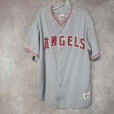 Rare Vintage Majestic Anaheim Angels Angel Garza 27 Baseball Jersey Mens 2XL