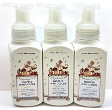 3 Whipped White Cocoa Gentle Foaming Hand Soap Bath  Body Works 8.75 fl oz