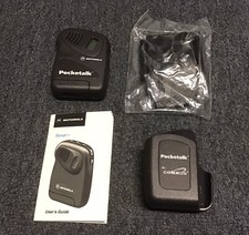 Vintage Pager Motorola Pocketalk by Conxus w/holster - leather case - manual