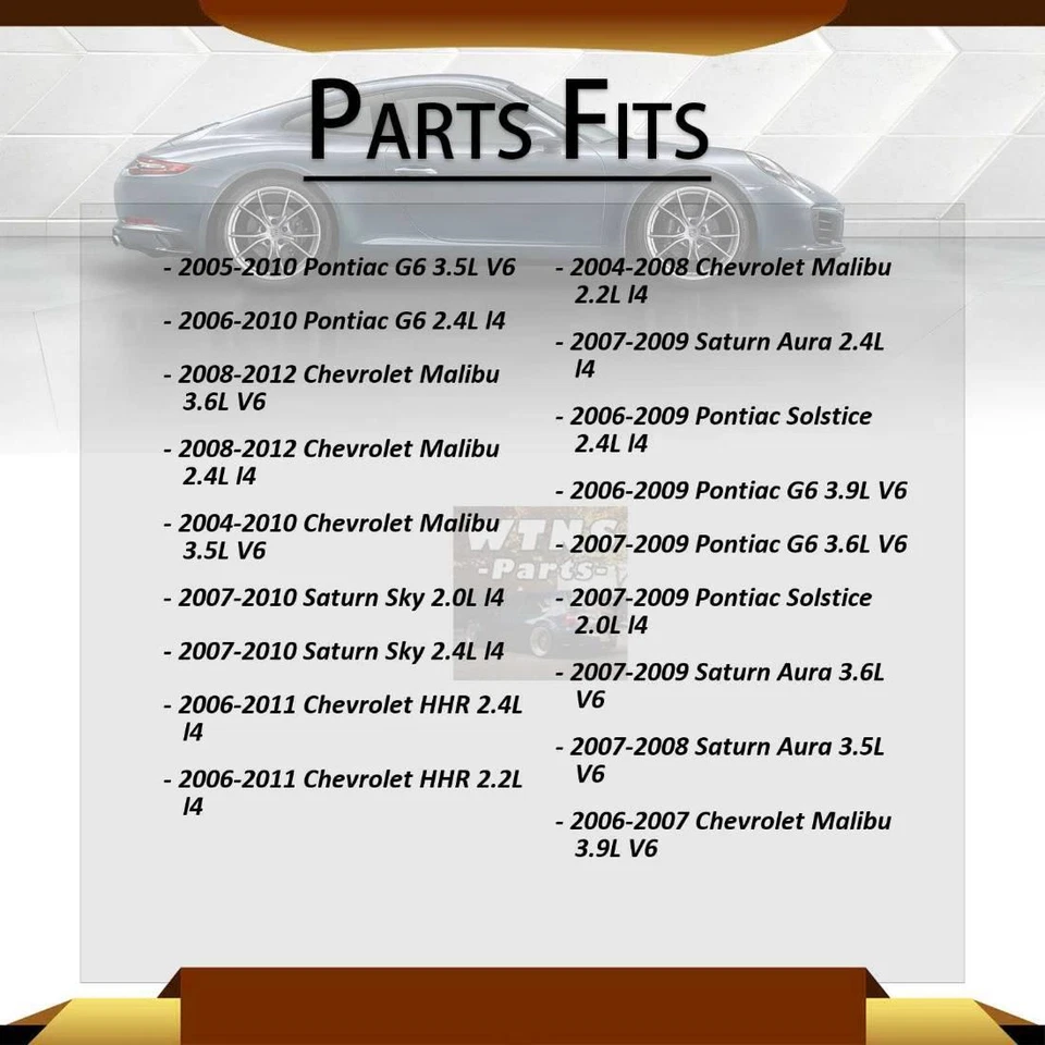 Kit de reparación de pinza de freno de disco delantera para Pontiac G6 Carlson 2005~2010 Foto 2 de 3