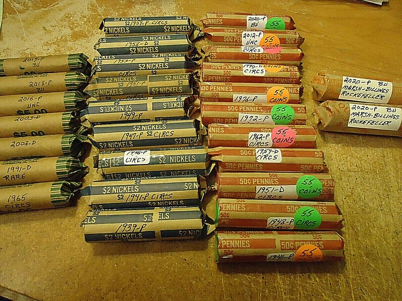 2012-P ROLL OF PENNIES S&H + C/S 