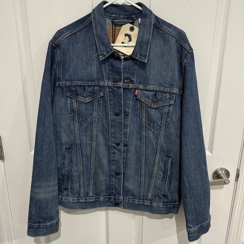 Levi's Denim Trucker Jacke X Stag Provisions "Lucky As F*ck" Ft. Lonesome Large - Bild 5 von 12