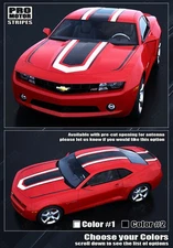 Chevrolet Camaro Hot Wheels Style Stripes Decals 2014 2015 Pro Motor