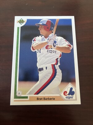 1991 Upper Deck Final Edition Bret Barberie RC Rookie #67F Montreal Expos 