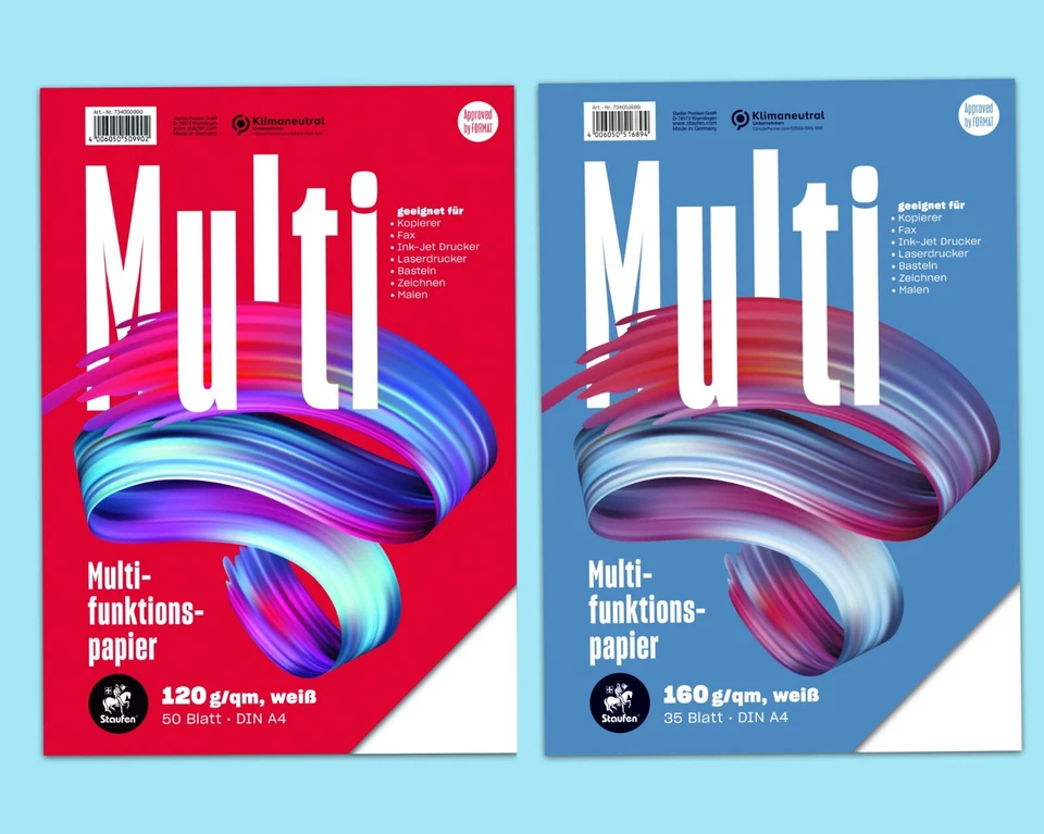 Kopierpapier A4 Druckerpapier Papier Multifunktionspapier weiß 120gr oder 160gr