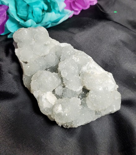 LARGE 4.5" 318g NATURAL CHALCEDONY MINERAL SPECIMEN ZEOLITE CRYSTAL - Picture 7 of 11