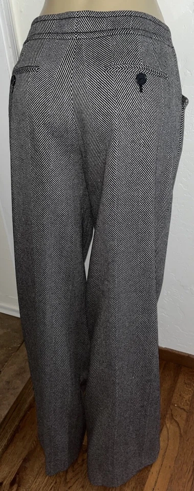 Pantalones Pantalones CHRISTIAN DIOR BOUTIQUE JOHN GALLIANO Lana Espiga Pierna Ancha Foto 3 de 4