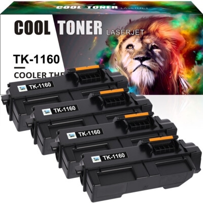4x XXL Toner für KYOCERA TK-1160 ECOSYS P2040DN ECOSYS P2040DW TK 1160 TK1160