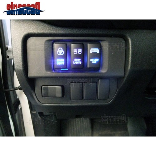 For Toyota FJ Cruiser Tacoma USB CHARGE FOG LIGHT SWITCH LED LIGHT BAR Switch - Picture 11 of 20